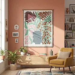 Prikrývky - Bloom Tapestry Blanket (multi)
