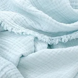 Dečky - Dečka z mušelínu - Dorena (světle modrá)