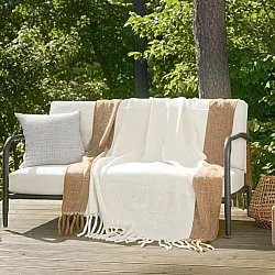 Deka z vlnenej zmesi - Carol (žltá)