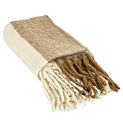 Deka z vlnenej zmesi - Carol (žltá)