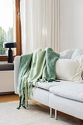 Deka z vlnenej zmesi - Carol (zelená)