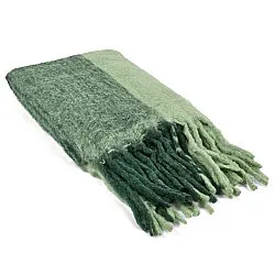 Deka z vlnenej zmesi - Carol (zelená)