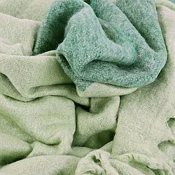 Deka z vlnenej zmesi - Carol (zelená)