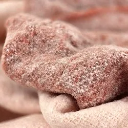 Deka z vlnenej zmesi - Carol (ružová)