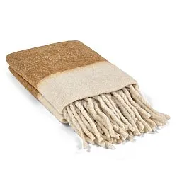 Deka z vlnenej zmesi - Carrie (žltá)