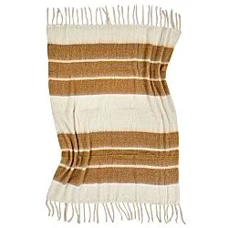 Deka z vlnenej zmesi - Charlotte (žltá)