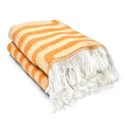 Dečky - Dečka z vlnenej zmesi - Melody (béžová/oranžová)