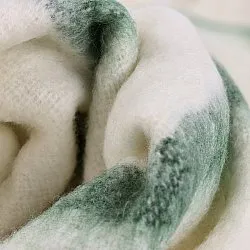 Deka z vlnenej zmesi - Miranda (zelená)