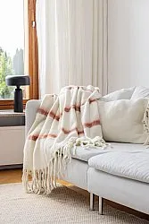 Deka z vlnenej zmesi - Miranda (ružová)