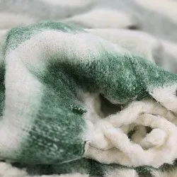 Deka z vlnenej zmesi - Monica (zelená)