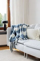 Deka z vlnenej zmesi - Phoebe (modrá)