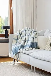 Deka z vlnenej zmesi - Rachel (modrá)