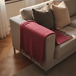 Dečky - Dečka z vlnenej zmesi - Samantha (tmavočervená)