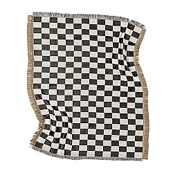 Prikrývky - Wallace Tapestry Blanket (čierna/biela)