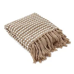 Prikrývky - Quebec Blanket (beige)