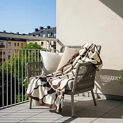 Prikrývky - Katalia Jacquard Blanket (hnedá)