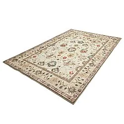 Plátený koberec - Adira (šedá/rúžová)