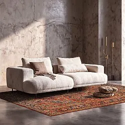 Plátený koberec - Anzali (červený)