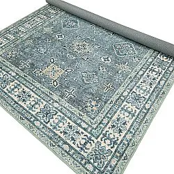 Plátený koberec - Benaluna (modrá/zelená)