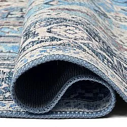 Plátený koberec - Birjand (modrý)