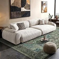 Plátený koberec - Birjand (zelený)