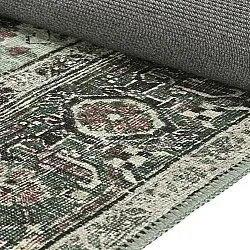 Plátený koberec - Birjand (zelený)