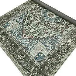 Plátený koberec - Birjand (zelený)