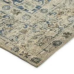 Koberec s plochým tkaním - Delvar (modrý)