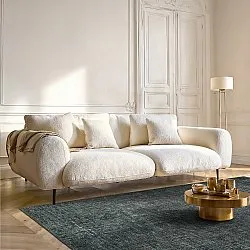 Koberec s plochým tkaním - Elarion (čierny)