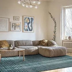 Koberec s plochým tkaním - Elarion (modrý)