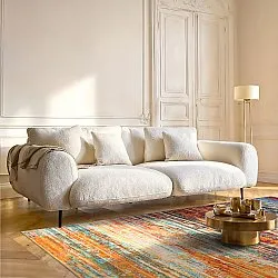 Koberec s plochým tkaním - Kazea (oranžový/multicolor)