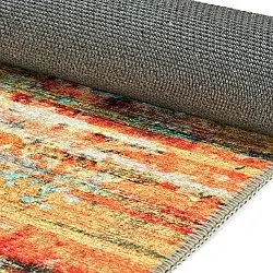 Koberec s plochým tkaním - Kazea (oranžový/multicolor)