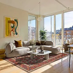 Koberec s plochým tkaním - Khalamir (červený)