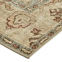 Plátený koberec - Layla (svetlomodrý)