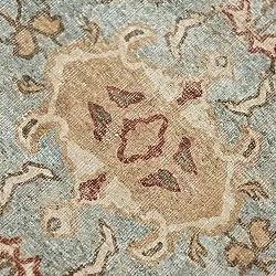 Plátený koberec - Layla (svetlomodrý)