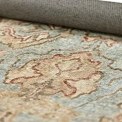 Plátený koberec - Layla (svetlomodrý)