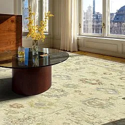 Koberec s plochým tkaním - Linaar (krémový)