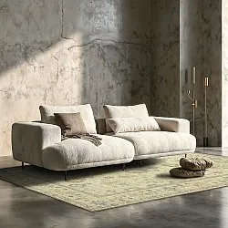 Koberec s plochým tkaním - Linaar (krémový)