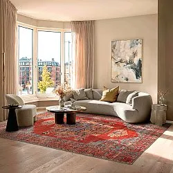 Plátený koberec - Madevan (červený)