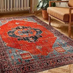 Koberec z plochého tkania - Mandalay (červený)