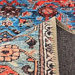 Plátený koberec - Mardin (červený/modrý)