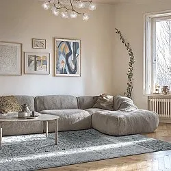 Koberec s plochým tkaním - Myrina (šedá)