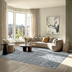 Koberec s plochým tkaním - Myrina (šedá)