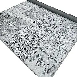 Koberec s plochým tkaním - Myrina (šedá)