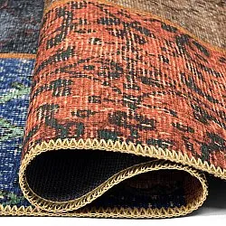 Koberec s plochým tkaním - Myrina (červená/multi)