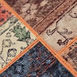 Koberec s plochým tkaním - Myrina (červená/multi)