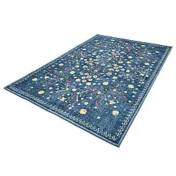 Koberec s plochým tkaním - Nabilar (modrý)