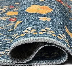 Koberec s plochým tkaním - Nabilar (modrý)