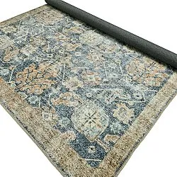 Koberec s plochým tkaním - Noura (modrý)