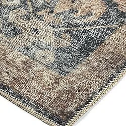 Plátený koberec - Noura (tmavomodrý)